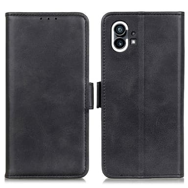 SKALO Nothing Phone (1) Premium Plånboksfodral - Svart
