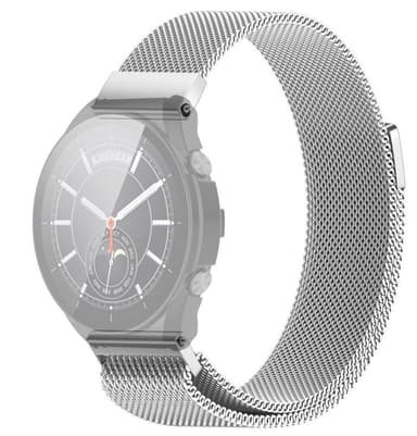 SKALO Milanese Loop till Xiaomi Watch S1 / S1 Active - Silver