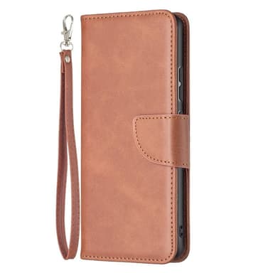 SKALO Xiaomi 12 5G Plånboksfodral i PU-Läder - Brun