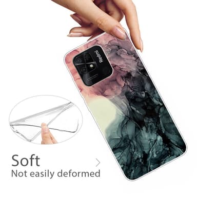 SKALO Xiaomi Redmi 10C Marmor TPU-skal - Motiv 4