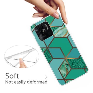 SKALO Xiaomi Redmi 10C Marmor TPU-skal - Motiv 9