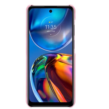 SKALO Motorola Moto E32/E32s PU-Läder Korthållare Skal - Roséguld