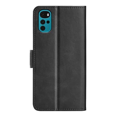 SKALO Motorola Moto G22 Premium Plånboksfodral - Svart