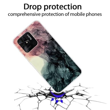SKALO Xiaomi Redmi 10C Marmor TPU-skal - Motiv 4