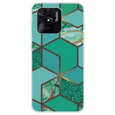 SKALO Xiaomi Redmi 10C Marmor TPU-skal - Motiv 9