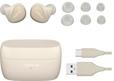 Jabra Elite 5 true wireless in-ear hörlurar (guld beige)