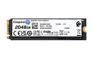 Kingston KC3000 PCIe 4.0 intern NVMe SSD (2048GB)