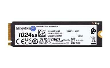 Kingston KC3000 PCIe 4.0 intern NVMe SSD (1024GB)