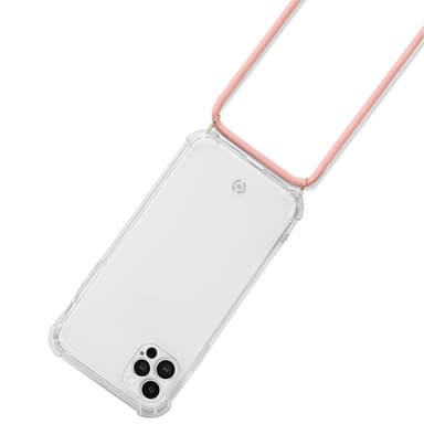 Halsrem för iPhone 13 Svart + Rosa