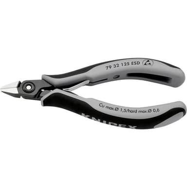 ESD Sidoskärare med facett 125 mm Knipex 79 32 125 ESD