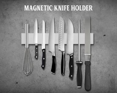 Magnetisk knivlist Silver 30 cm