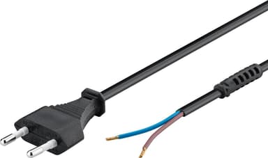 Goobay Kabel med euro-kontakt för montering, 1,5 m, svart