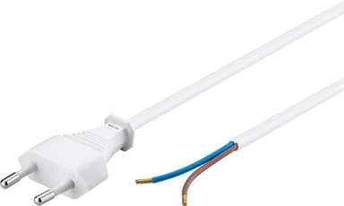 Goobay Kabel med euro-kontakt för montering, 1,5 m, vit