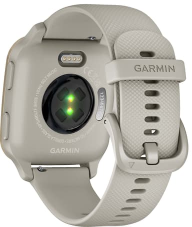 Garmin Venu Sq 2 Music smartwatch (grå & guld)