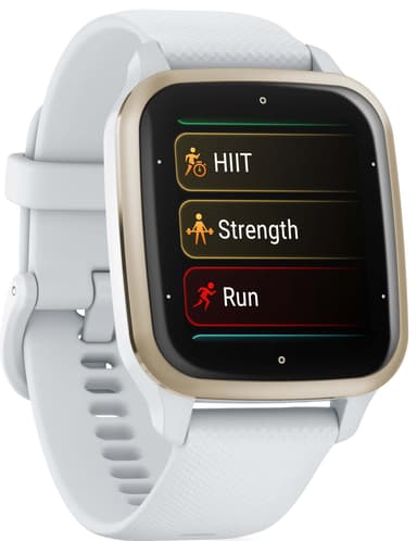 Garmin Venu Sq 2 smartwatch (vit & krämguld)