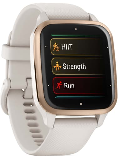 Garmin Venu Sq 2 Music smartwatch (elfenbensvit & guld)