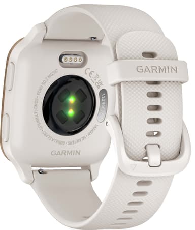 Garmin Venu Sq 2 Music smartwatch (elfenbensvit & guld)