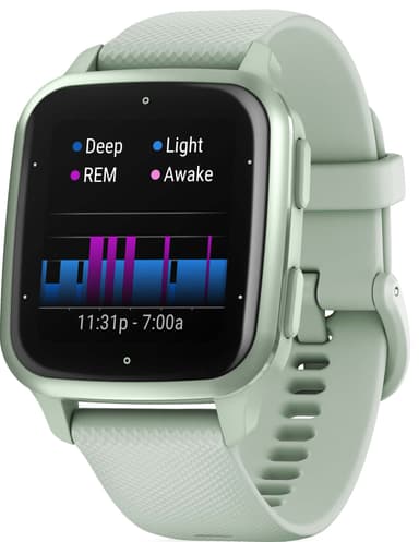 Garmin Venu Sq 2 smartwatch (Cool Mint)