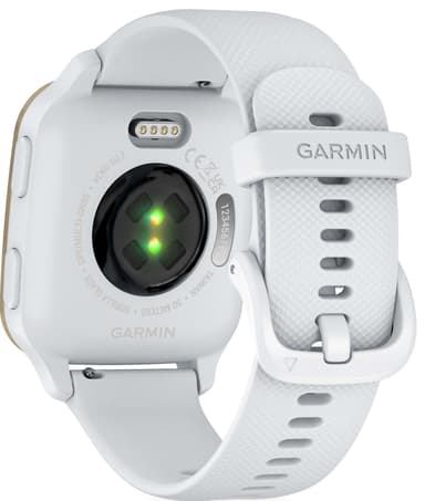 Garmin Venu Sq 2 smartwatch (vit & krämguld)