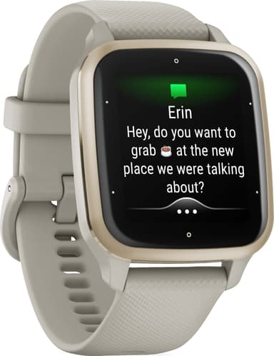 Garmin Venu Sq 2 Music smartwatch (grå & guld)
