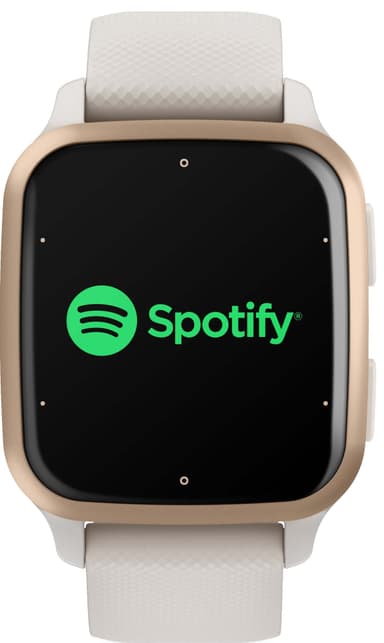 Garmin Venu Sq 2 Music smartwatch (elfenbensvit & guld)