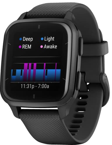 Garmin Venu Sq 2 Music smartwatch (svart)