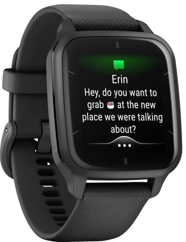 Garmin Venu Sq 2 Music smartwatch (svart)