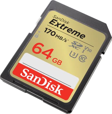 SanDisk Extreme® 64 GB SDXC™ UHS-I-kort