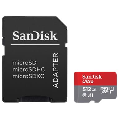 SanDisk Ultra® 512 GB microSDXC™ UHS-I-kort
