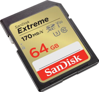 SanDisk Extreme® 64 GB SDXC™ UHS-I-kort