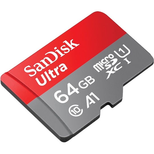 SanDisk Ultra® 64 GB microSDXC™ UHS-I-kort