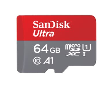 SanDisk Ultra® 64 GB microSDXC™ UHS-I-kort
