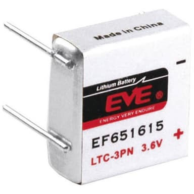EVE EF651615 Specialbatteri LTC-3PN U-lödstift Litium