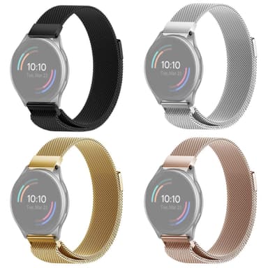 SKALO Milanese Loop till OnePlus Watch - Svart