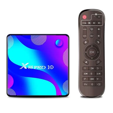 Android TV-box 4K 4+32 GB med fjärrkontroll 4 delar