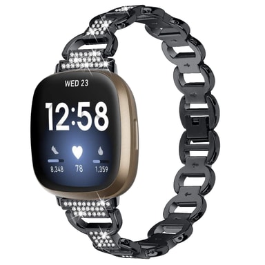 Klockband Svart Fitbit Versa 3/4/Sense Elgiganten