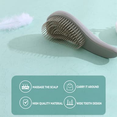 Detangling Massage Hårkam Rosa