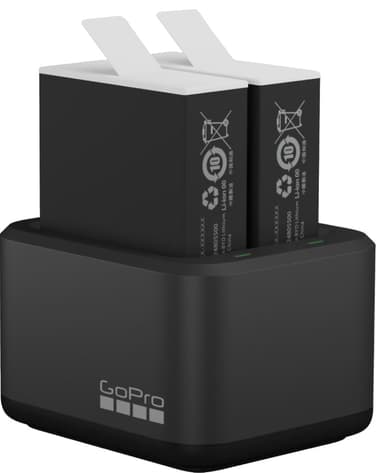 GoPro Dual batteriladdare + 2 batterier