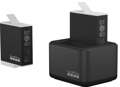 GoPro Dual batteriladdare + 2 batterier