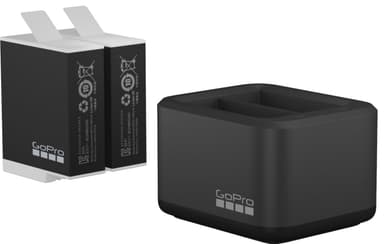 GoPro Dual batteriladdare + 2 batterier