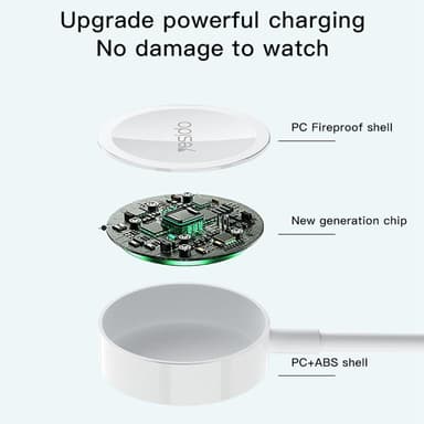 YESIDO Apple iWatch trådlös laddare Smart Watch Laddningsdocka