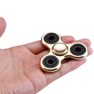 Fidget Spinner Aluminium Guld