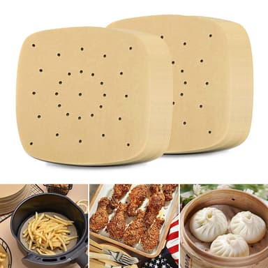 INF Air Fryer för engångsbruk, pappersliner non-stick 200-pack Natur 1