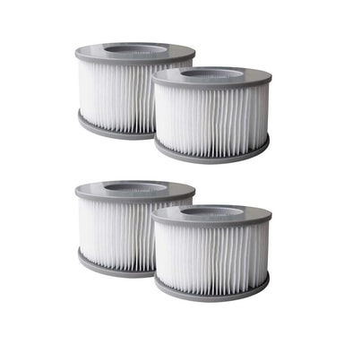 Poolfilter för MSpa uppblåsbara pooler (2020) 4pack Grå MSpa released