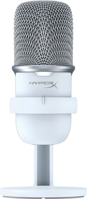 HyperX SoloCast USB kondensormikrofon (vit)