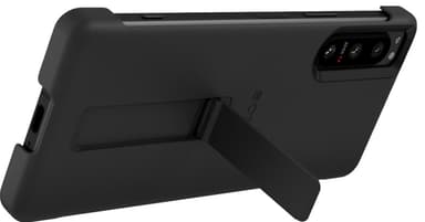 Sony Xperia 5 IV Style Cover med stativ (svart)