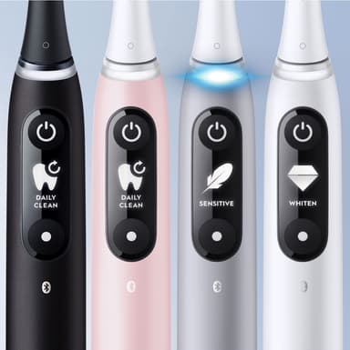 Oral-B iO 6s eltandborste 448877 duopack (svart/rosa)