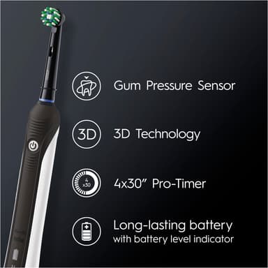 Oral-B Pro1 750 eltandborste 421481 (svart)