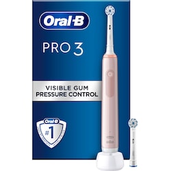 Oral-B Pro3 3400N eltandborste 760093 (pink sensi)