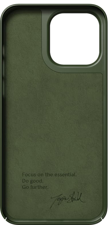 Nudient Thin v3 iPhone 14 Pro Max skal (grönt)